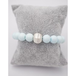 Armband elastisch aqua und...